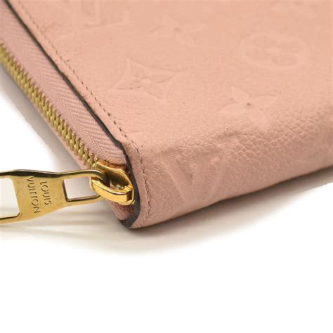 LOUIS VUITTON Empreinte Zippy Wallet Rose Poudre